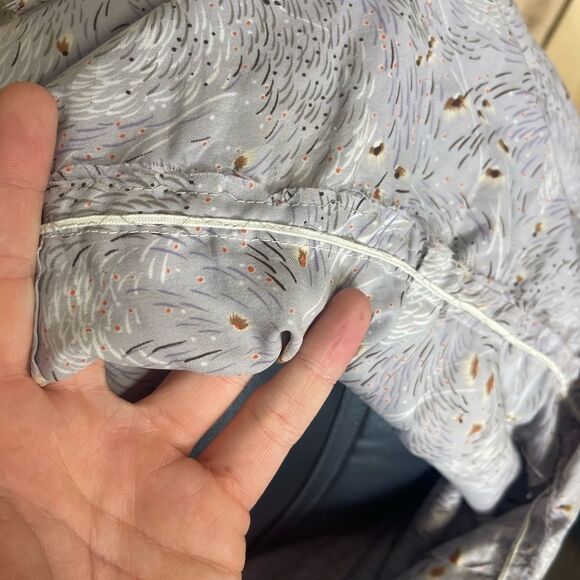 Vintage 1950s 1960s pattern midi dress womens tailored bell housewife hi low - Picture 6 of 12